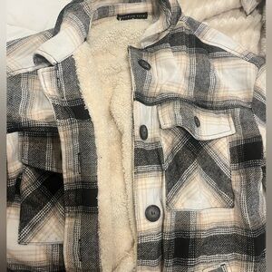 Sherpa Lined Flannel Jacket✨